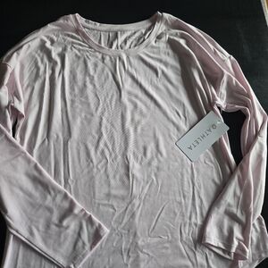 Athleta New With Tags Size Medium With Ease Longsleeve Shirt